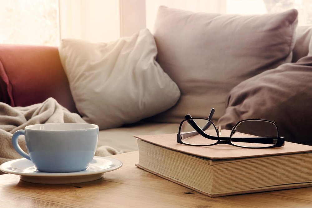 You can also enjoy a staycation by spending your day drinking your favorite beverages while reading your favorite book!