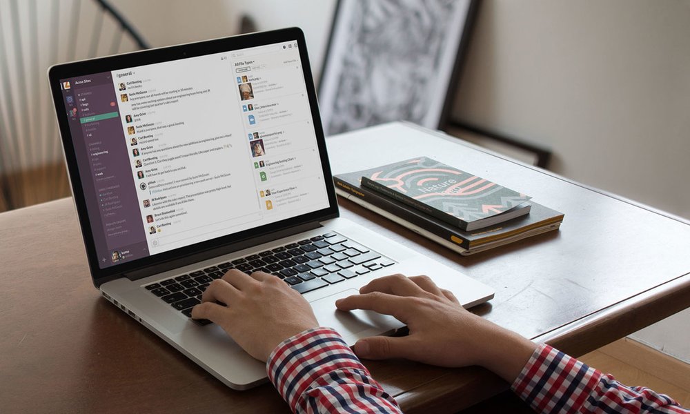 The internal communication app launched in 2013 where the developers first use it in their own company.