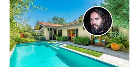 English Funnyman Russell Brand Invests in a $3M Hollywood Hills Hacienda-Style Home