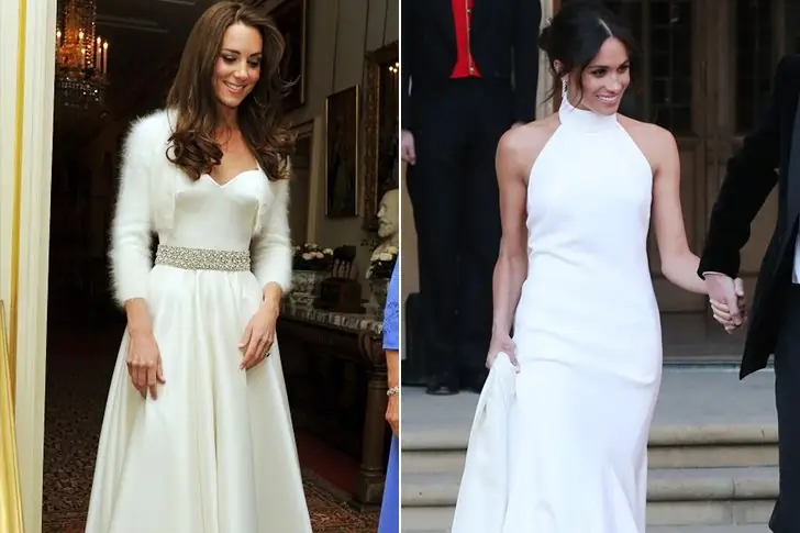 Kate Middleton & Meghan Markle – The Reception Dresses