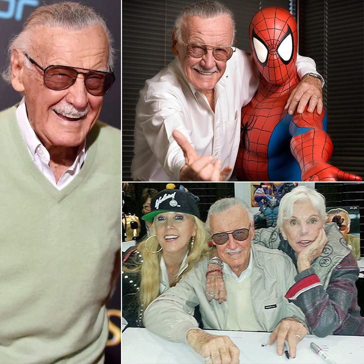 marvel comics heros with stan lee in memory pictures