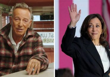 Bruce Springsteen endorses Kamala Harris.