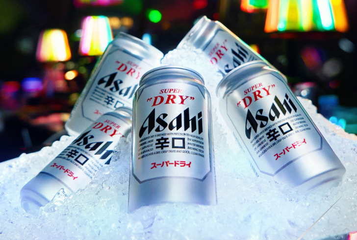 Asahi Super Dry Dry Crystal, with only 3.5% alcohol.